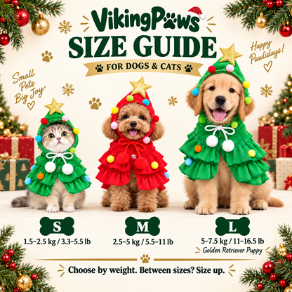 🎄 Turn Your Pet Into a Christmas Tree! 🐶🐱✨