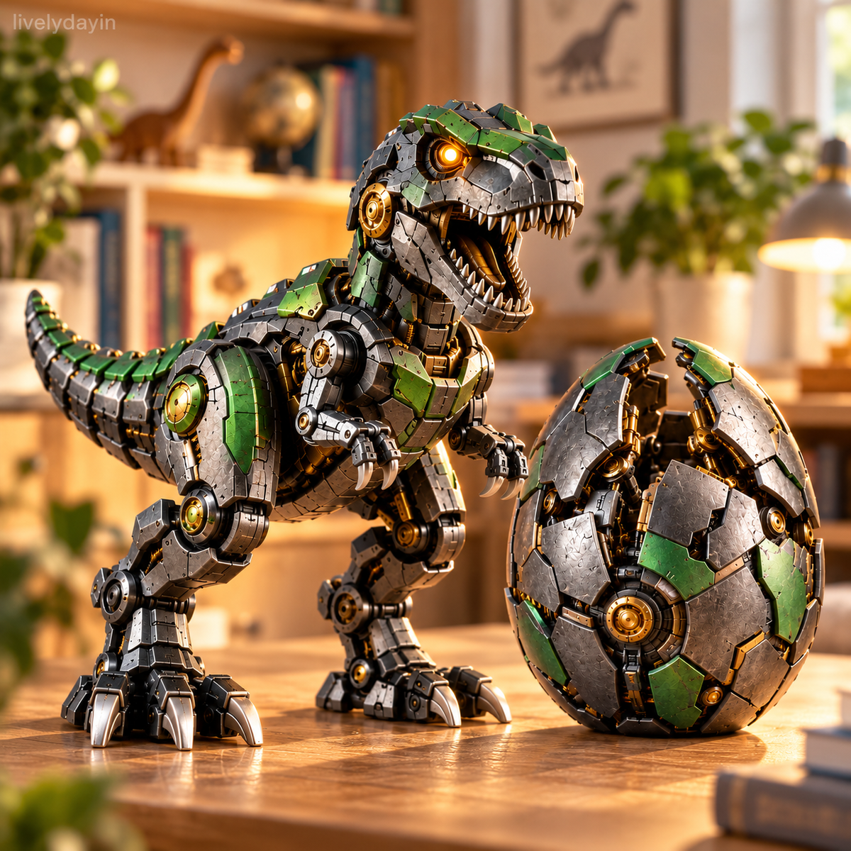 🦖🔥 Mechanical T-Rex Egg – From Mysterious Egg to Mighty Robotic Dinosaur! 🥚⚙️✨