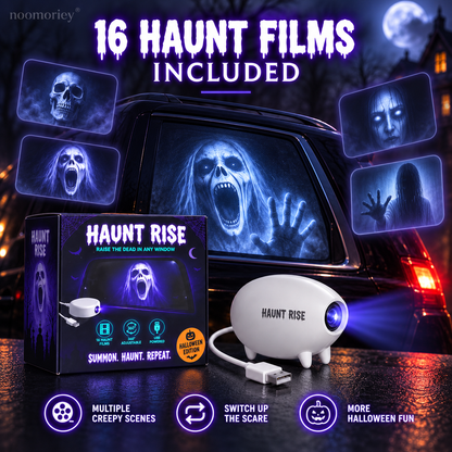 🎃🎃 Halloween Window Projector 👻 16 Spooky Films USB Powered Holiday Decor