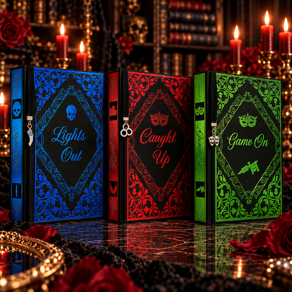 🖤 Into Darkness Trilogy Special Edition – Custom Collector Rebind Set🎁