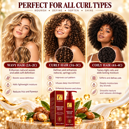 ❤️Argan & Avocado Curl Defining Leave-In Cream