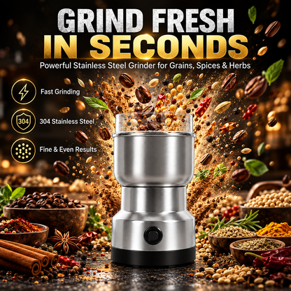 ⚡ High-Speed Electric Grain Grinder ✨ Grind Fresh, Fast & Easy!