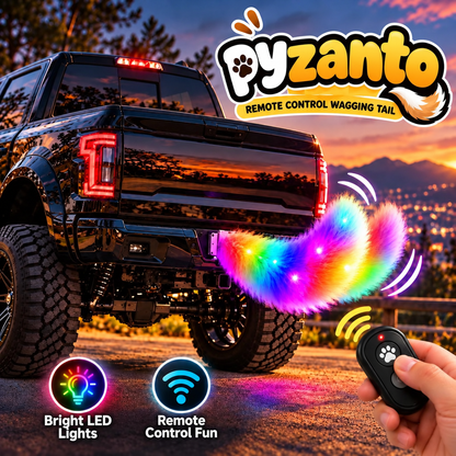 😂 Remote Control Wagging Car Tail ✨ Your Car Can Wag Its Tail Too!