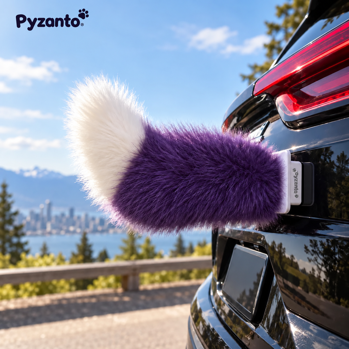 😂 Remote Control Wagging Car Tail ✨ Your Car Can Wag Its Tail Too!