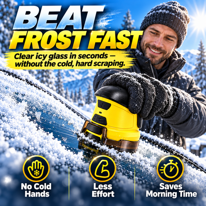 ❄️ Electric Ice Scraper – 1600 RPM Cordless Windshield De-Icer 🚗