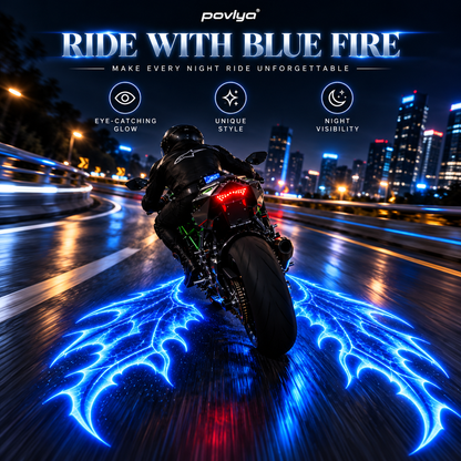 🔥 Demon Wing Motorcycle Projector Kit 😈 Unleash the Beast After Dark!