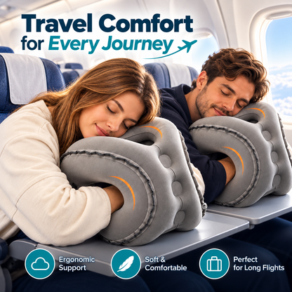 ✈️ Inflatable Airplane Sleep Pillow – Sleep Better on Every Flight