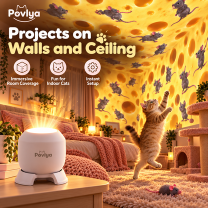 🐱 3D Cat Ceiling Projector ✨ Light Up Your Cat's World
