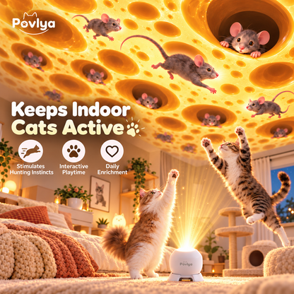 🐱 3D Cat Ceiling Projector ✨ Light Up Your Cat's World