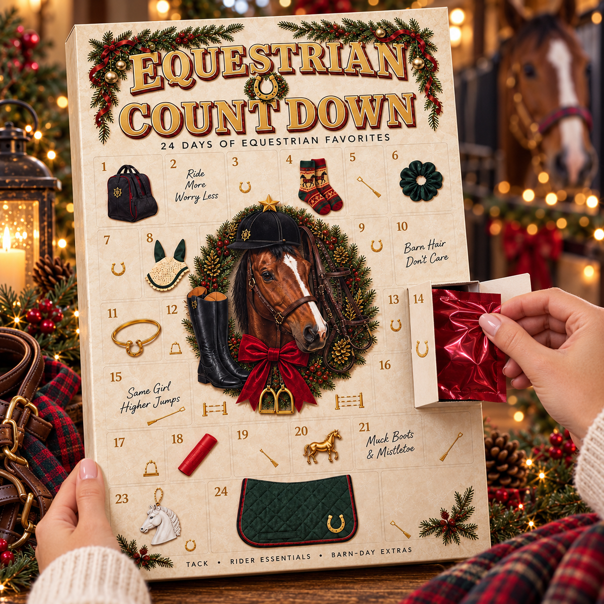 🐴✨ Horse Lover’s Advent Calendar – 24 Days of Equestrian Surprises