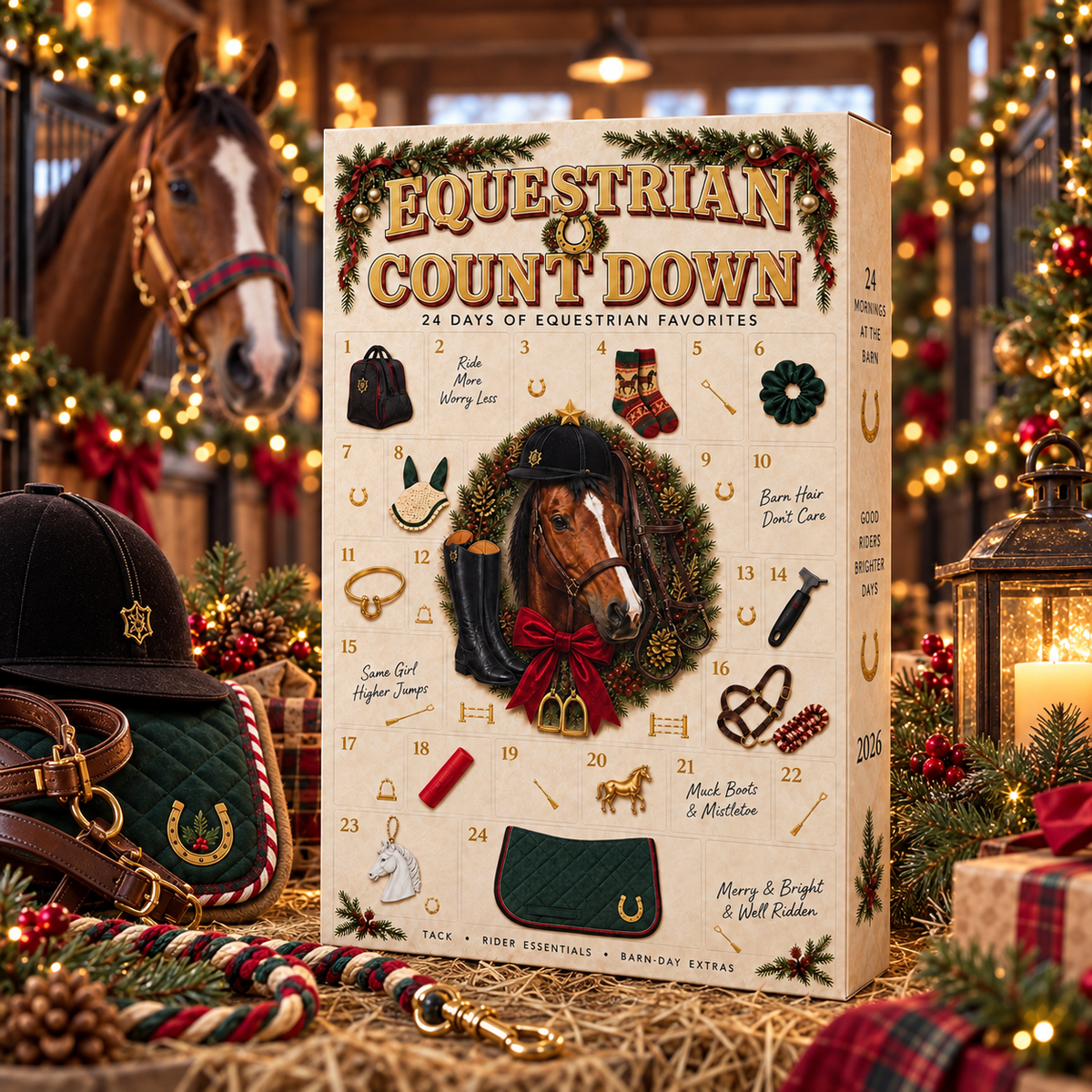 🐴✨ Horse Lover’s Advent Calendar – 24 Days of Equestrian Surprises