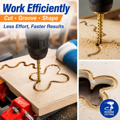 💪6-Piece 3–8mm Titanium Drill Bits⚡ Built for Metal, Wood & Plastic