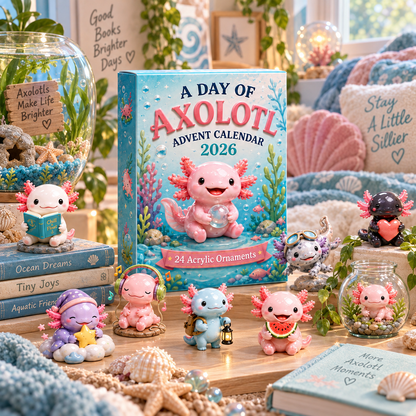 CHRISTMAS KICKOFF 50% OFF - A Day Of Axolotl Advent Calendar 2026