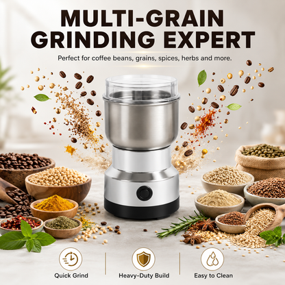⚡ High-Speed Electric Grain Grinder ✨ Grind Fresh, Fast & Easy!