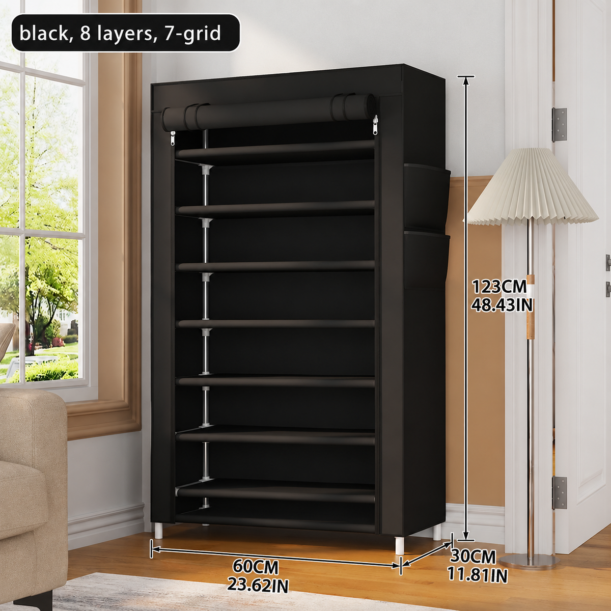 👟 Home Organization Sale 50% OFF — Large Capacity Shoe Storage Cabinet | Multi-Level Entryway Shoe Organizer With Dust Cover