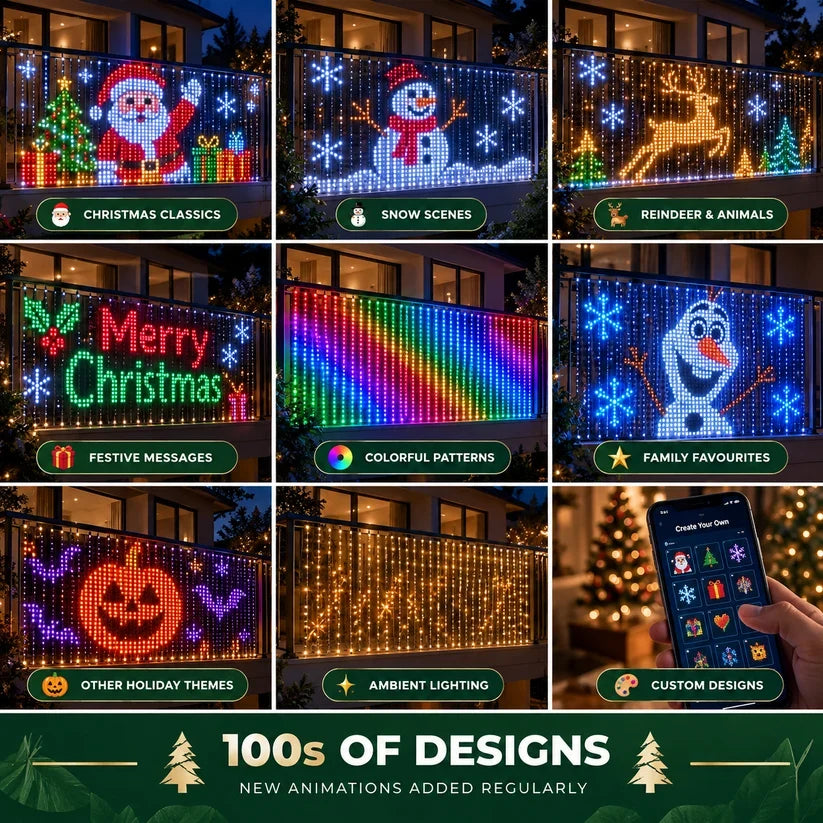 MerryPixels™ - Smart Animated Christmas Lights