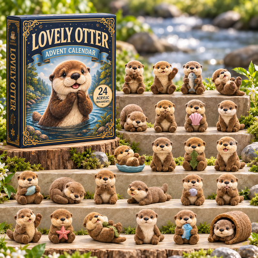 CHRISTMAS 50% OFF - 🦦Lovely Otter Advent Calendar 2026 - 24-Day Festive Countdown