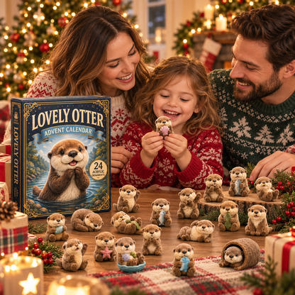 CHRISTMAS 50% OFF - 🦦Lovely Otter Advent Calendar 2026 - 24-Day Festive Countdown