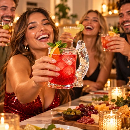 🎁 Funny Cocktail Glass – Unique Novelty Bar Gift for Drink Lovers