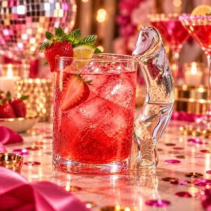 🎁 Funny Cocktail Glass – Unique Novelty Bar Gift for Drink Lovers