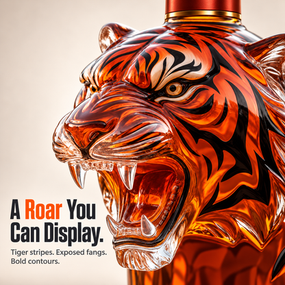 🐅 Bring the Roar Home 🔥 Orange & Black Collector’s Bottle
