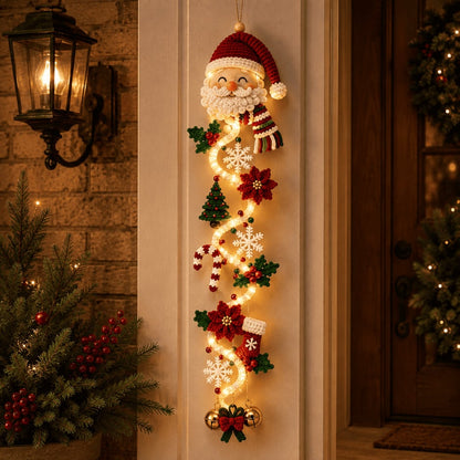 ⏳55% OFF TODAY🎅MerryCascade™ Glowing Christmas Door Hanger