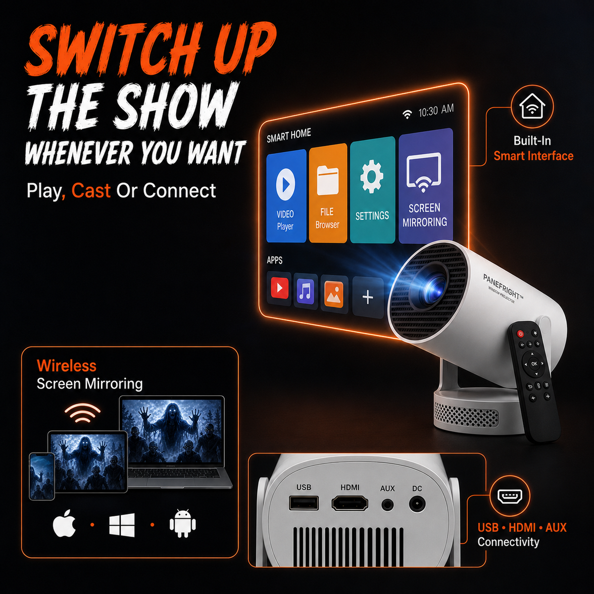 🎃Halloween window projector