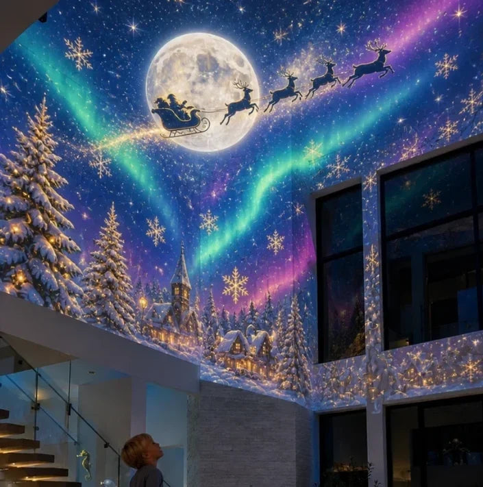 🎄✨ Christmas Sky Projector – Turn Your Room into a Magical Winter Wonderland