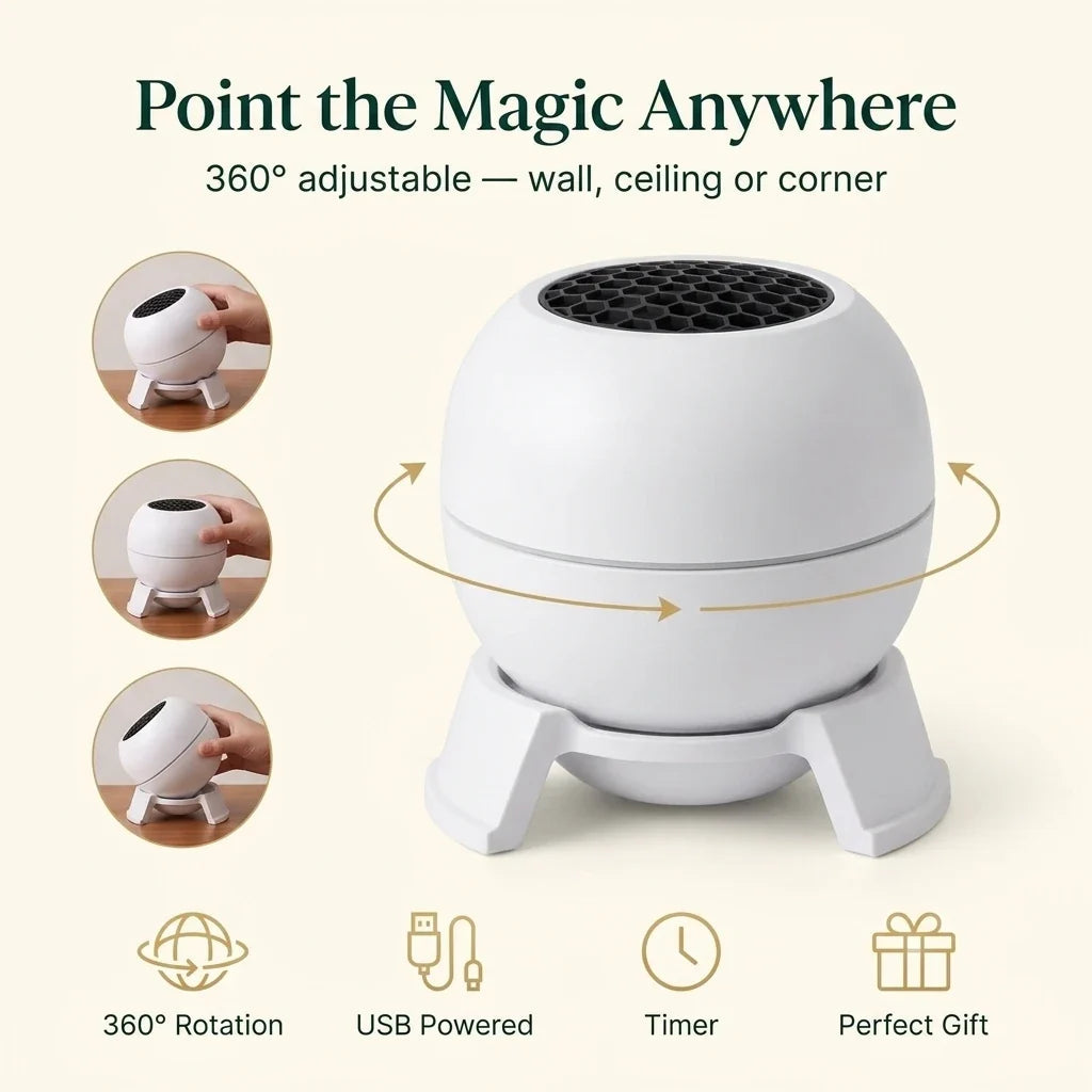 🎄✨ Christmas Sky Projector – Turn Your Room into a Magical Winter Wonderland