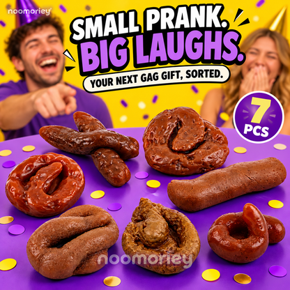 💩 7-Piece Realistic Fake Poop Prank Set – Big Laughs, Epic Reactions & a Hilarious Gag Gift ！！！😂