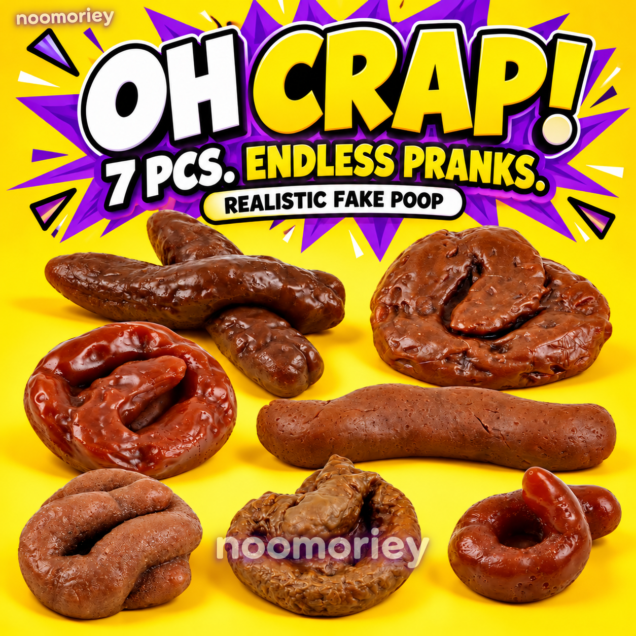 💩 7-Piece Realistic Fake Poop Prank Set – Big Laughs, Epic Reactions ...