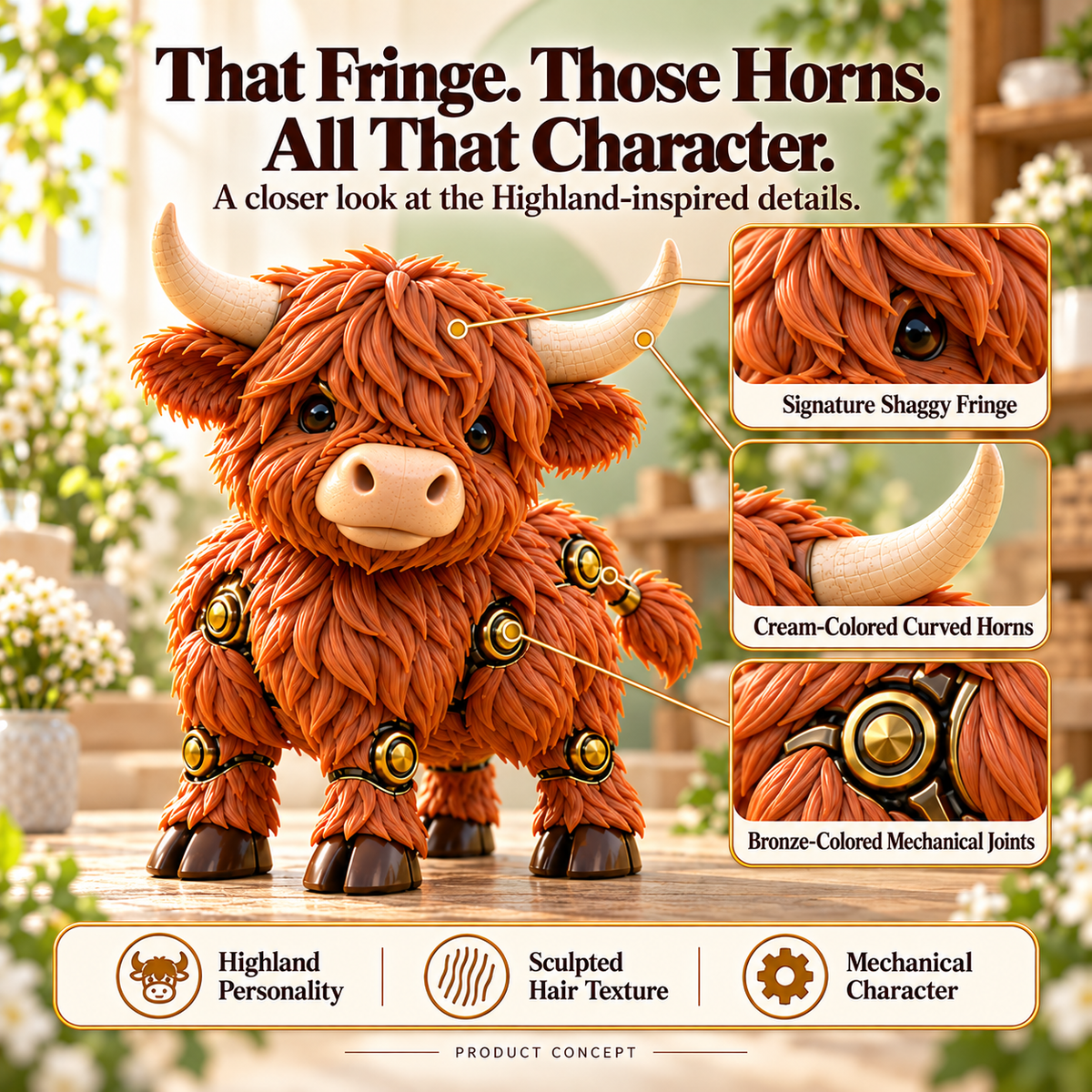 🐮 2-in-1 Transforming Highland Cow Egg – A Little Egg, a Charming Highland Surprise