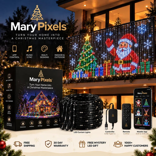 MerryPixels™ - Smart Animated Christmas Lights