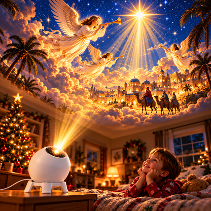 🎄 Star of Bethlehem™ Christmas Nativity Projector – Bring the Holy Night to Life ✨