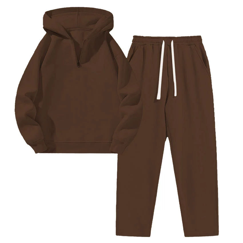 ⚡Hot Sales 50% OFF🔥Men's Plain Two-piece Casual Sporty Sweatsuit Set
