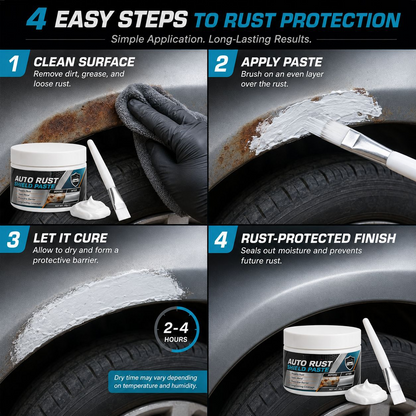 🚗🛡️Car Metal Rust Repair Paste‑ Auto Rust Shield Anti‑Corrosion Restoration Cream, Long‑Lasting Protective Barrier for Car Metal Surfaces