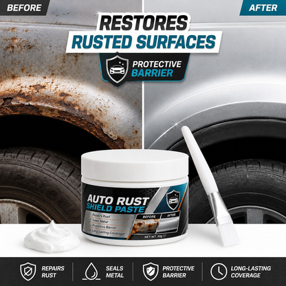 🚗🛡️Car Metal Rust Repair Paste‑ Auto Rust Shield Anti‑Corrosion Restoration Cream, Long‑Lasting Protective Barrier for Car Metal Surfaces