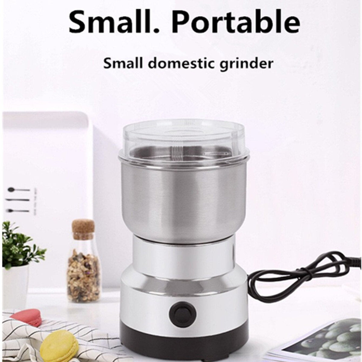 ⚡ High-Speed Electric Grain Grinder ✨ Grind Fresh, Fast & Easy!