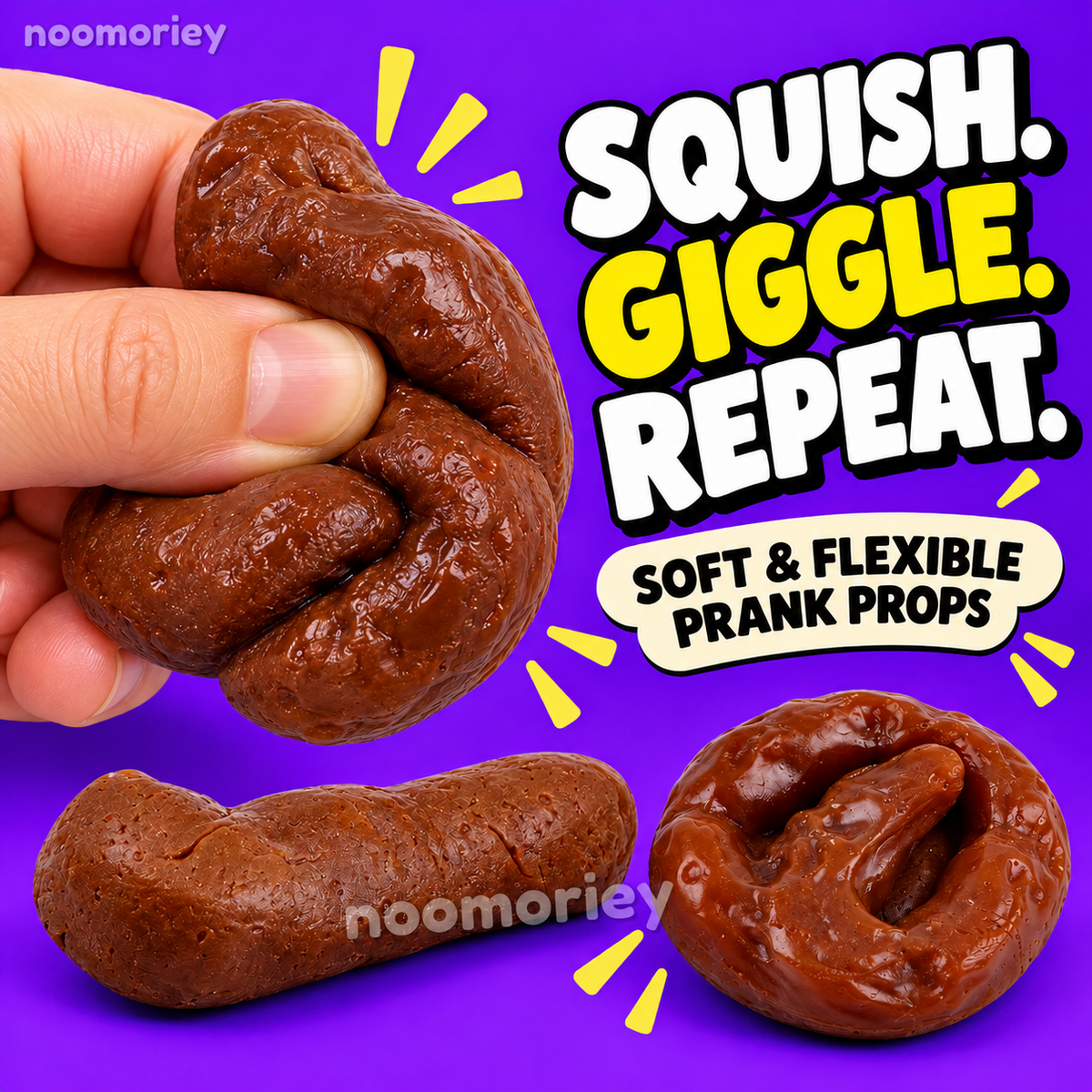 💩 7-Piece Realistic Fake Poop Prank Set – Big Laughs, Epic Reactions & a Hilarious Gag Gift ！！！😂