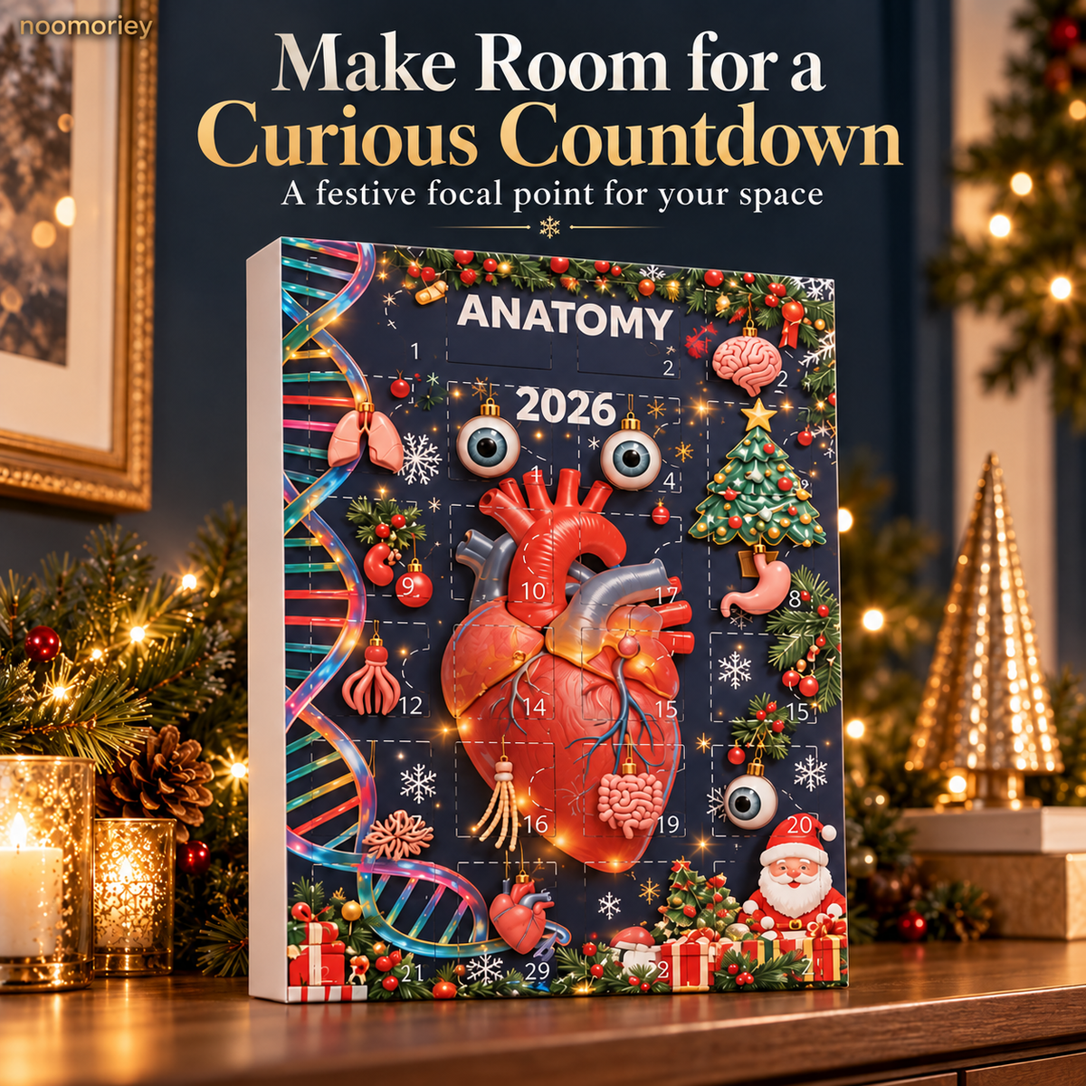 🫀 Anatomy Christmas Advent Calendar ✨ Hearts, Brains & Unexpected Surprises