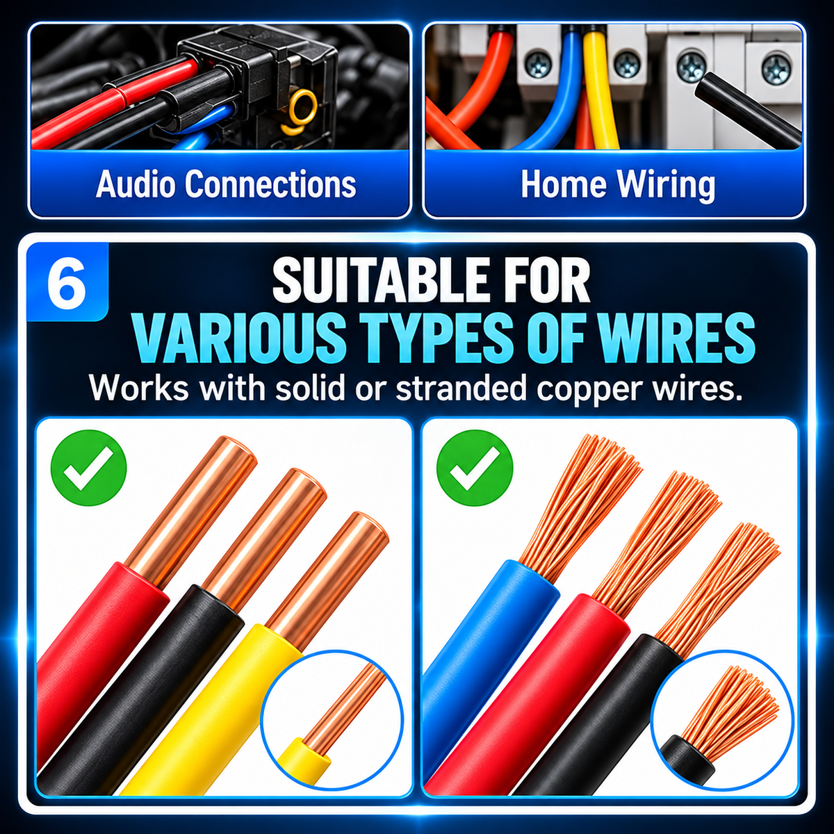 🔌 Double Wire Quick Connector with Locking Buckle