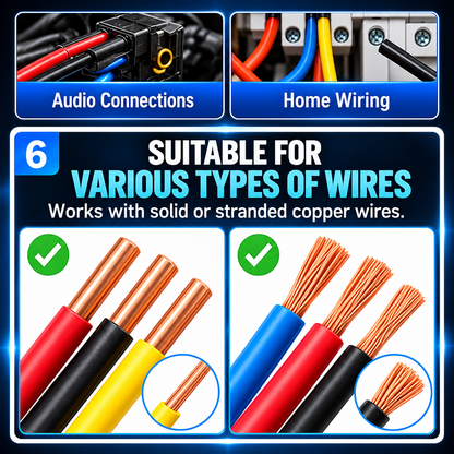 🔌 Double Wire Quick Connector with Locking Buckle