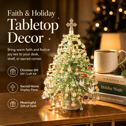 🎄✨ DIY Beaded Christmas Tree Kit – Create Your Own Holiday Decor