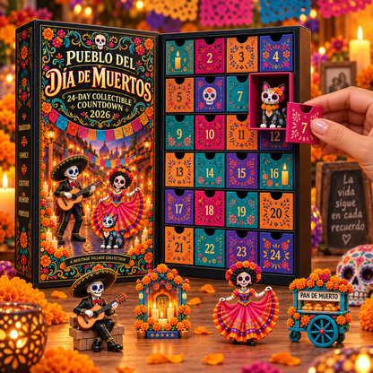 💀 Día de Muertos 2026 – 24-Day Collectible Calendar