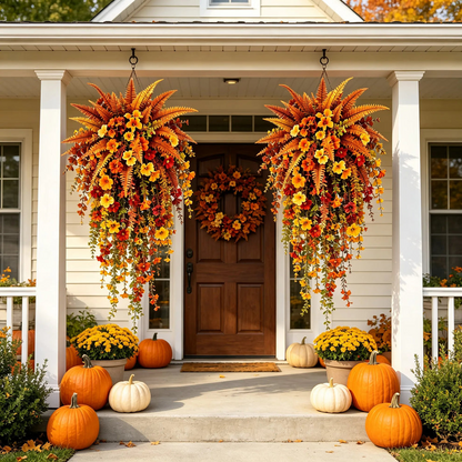 🔥 TODAY ONLY🍂 Artificial Fern for Fall Porch & Door Decor