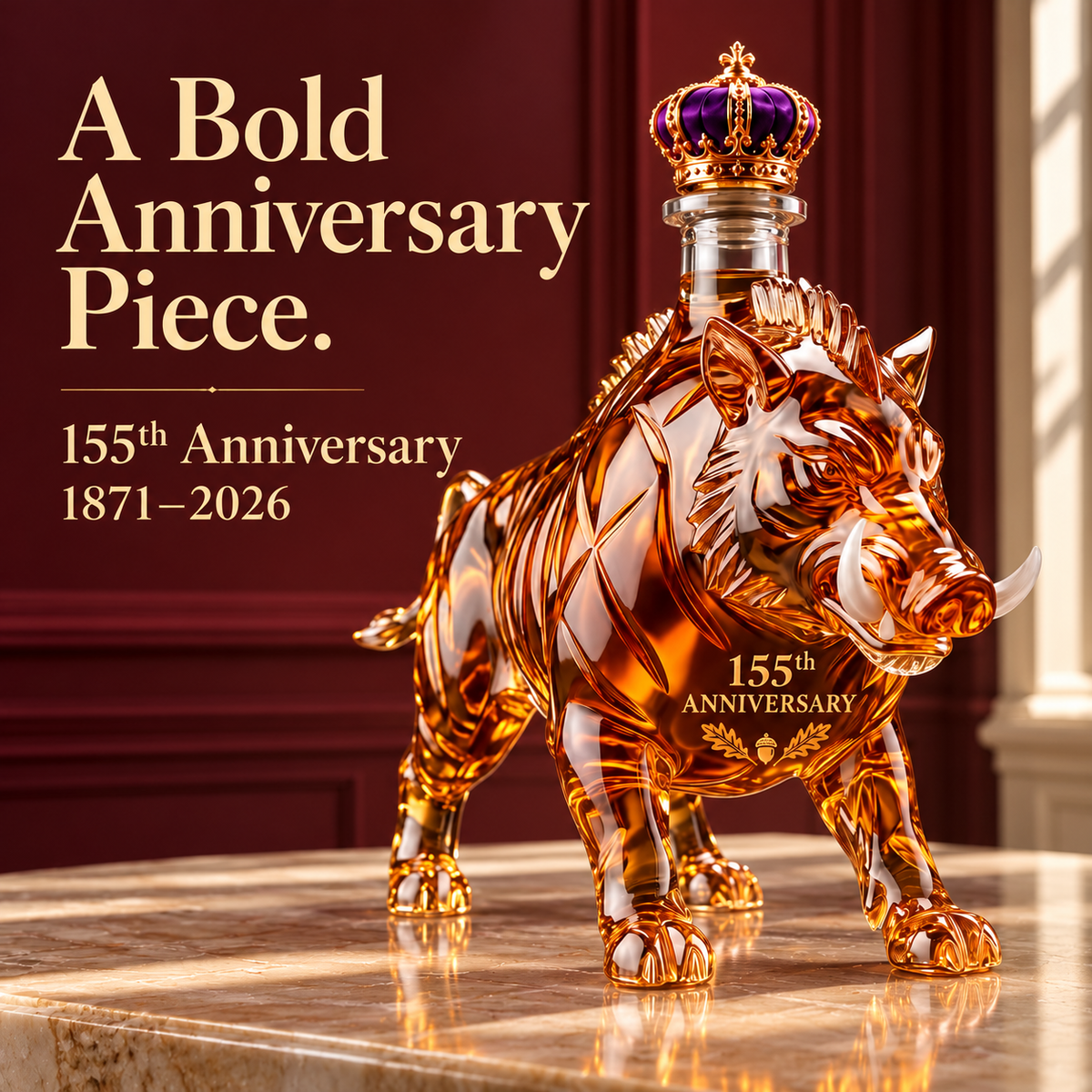 Wild Boar 155th Anniversary Whiskey — 1871–2026 Commemorative Edition