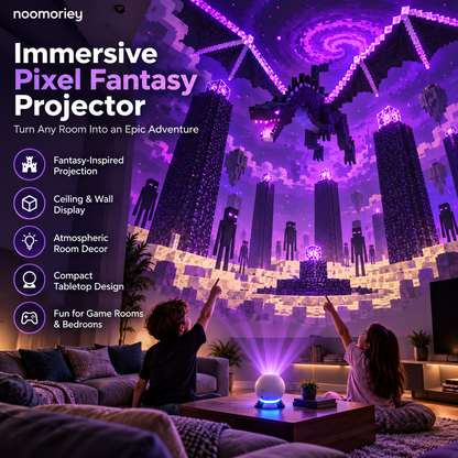🔥HOT SALE 50% OFF🎮 Pixel Fantasy Scene Projector – Ambient Decor for Gaming Rooms