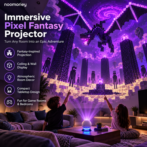 🔥HOT SALE 50% OFF🎮 Pixel Fantasy Scene Projector – Ambient Decor for Gaming Rooms