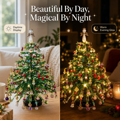 🎄✨ DIY Beaded Christmas Tree Kit – Create Your Own Holiday Decor