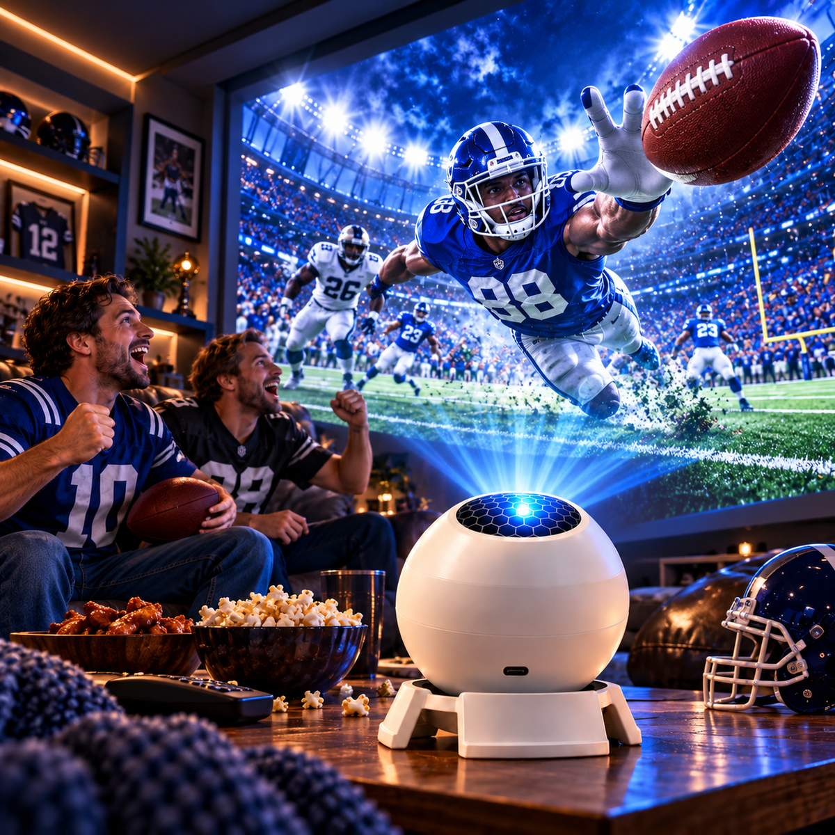 ✨🏈Football Game Day Projector for an Immersive Stadium Experience